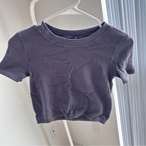 Zara Purple Crop Top